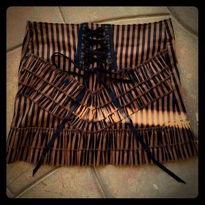 Steampunk Victorian Corset Style HotTopic Skirt